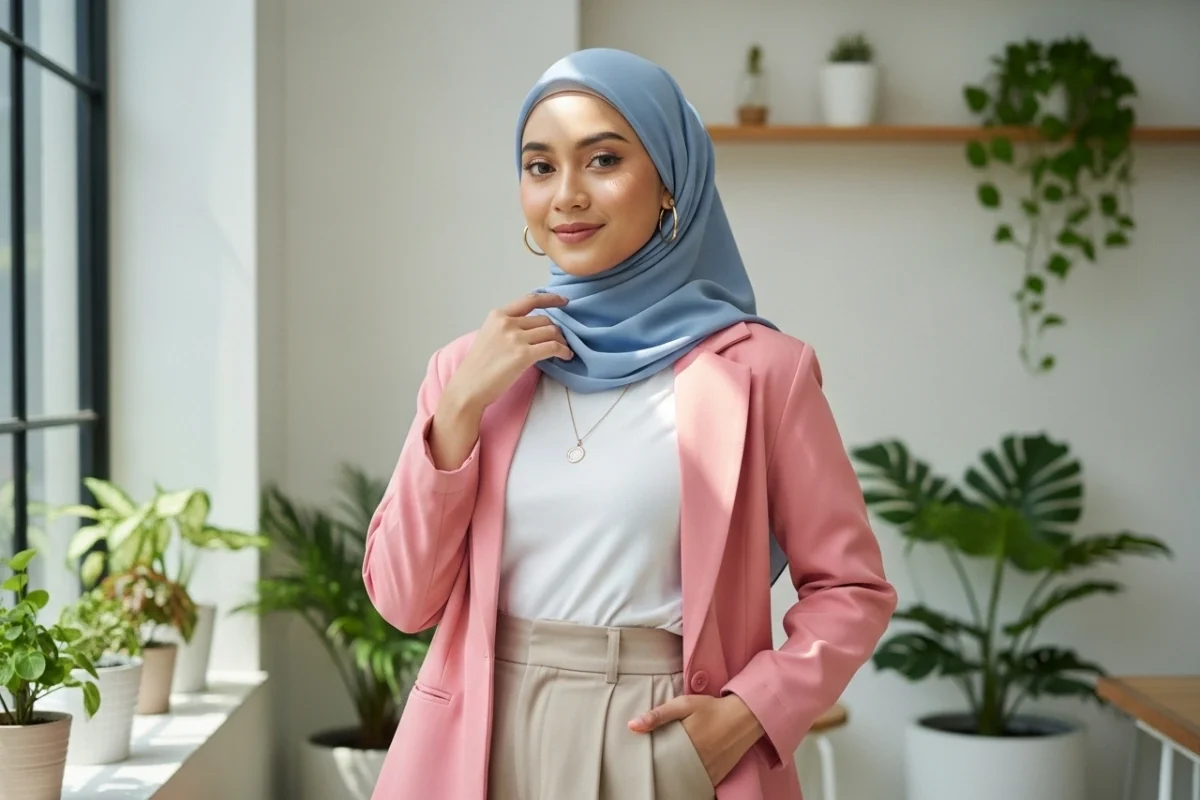 Gaya Hijab Instan untuk Kuliah dan Kerja