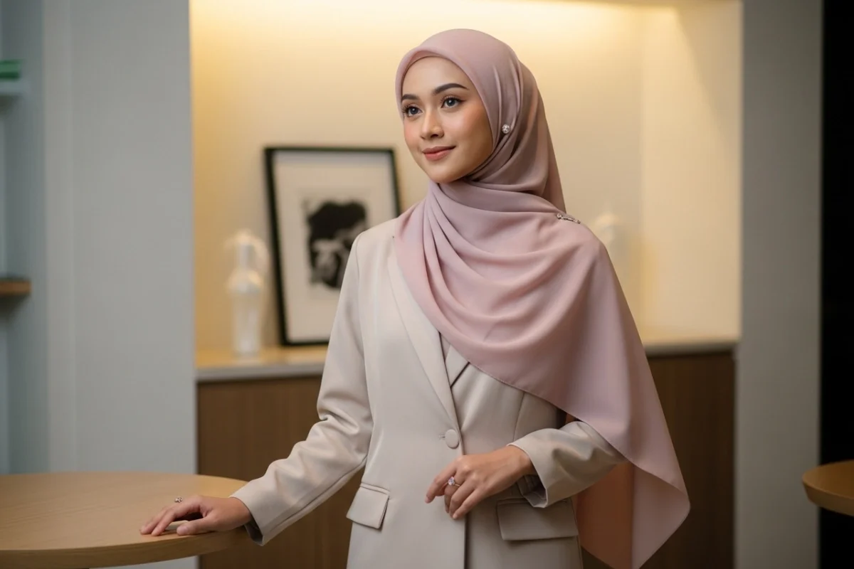 Gaya Hijab Kondangan Elegan Tapi Simple