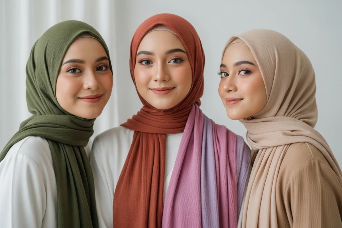 Warna Hijab untuk Kulit Sawo Matang