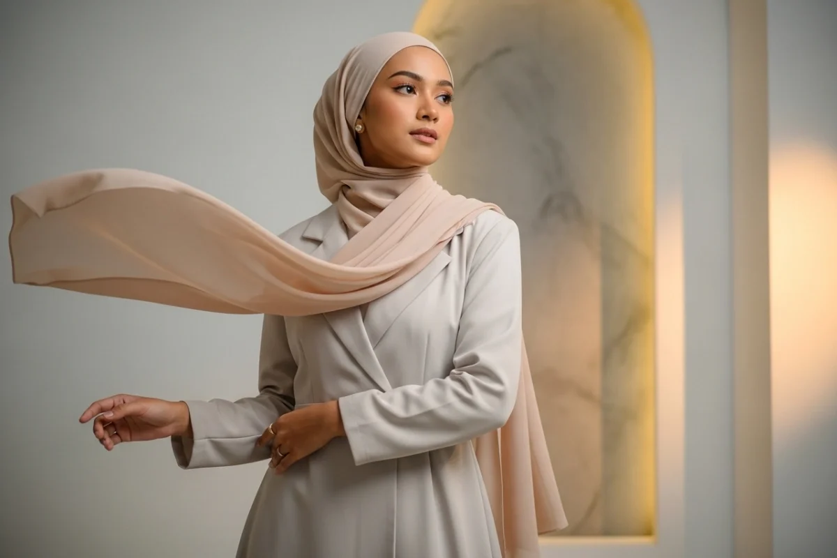 Gaya hijab elegan untuk acara formal